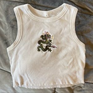 cropped tank from shein!